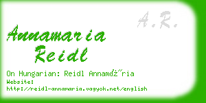 annamaria reidl business card